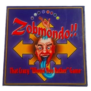 vintage Would You Rather Zobmondo board Game 1998 Complete